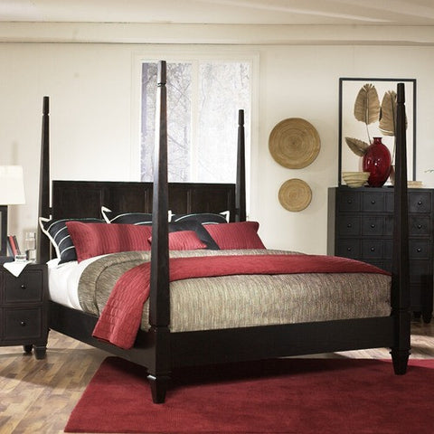 Julian Poster Bed in Antique Ebony by Magnussen | B1820-56 / B1820-66