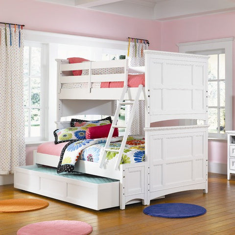 Kenley Bunk Bed in White by Magnussen | Y1875-70