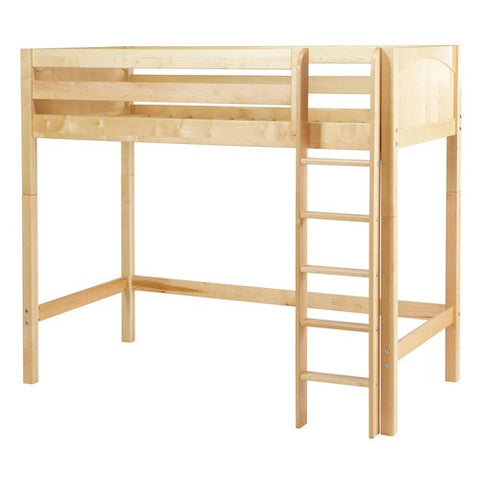 Jib Jab Panel Twin High Loft Bed with Straight Ladder by Maxtrix Kids | 100-00 / 1540-00 / 20-00