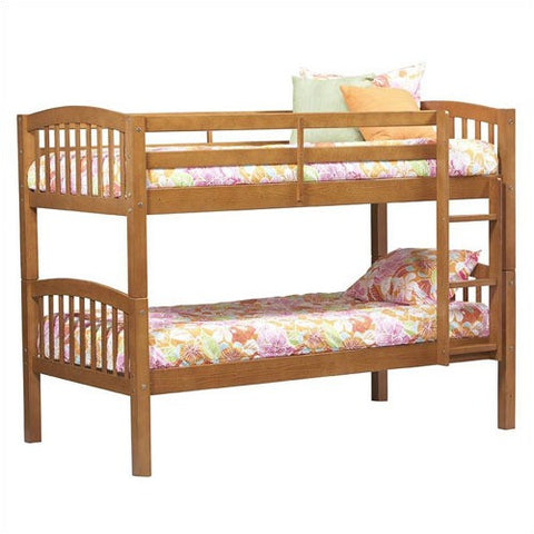 Mission Style Bunk Bed by Linon | K90152N50 / K90152WHT