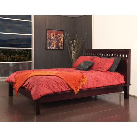 Nevis Veneto Platform Bed in Espresso by Modus | VE23FBH / VE23FFB / VE23FRL1