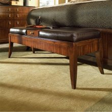 Bob Mackie Rosewood Bed Bench