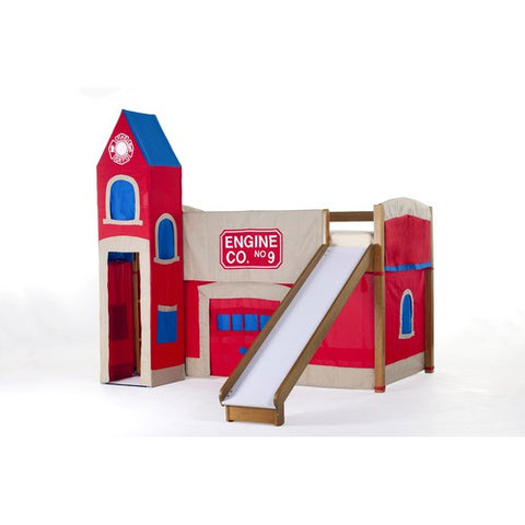 School House Firehouse Loft Bed by NE Kids | 6060FR