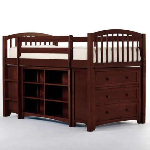 School House Junior Loft Storage Bed by NE Kids | 4060STG