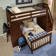 School House Stair Loft Bed by NE Kids | 4090