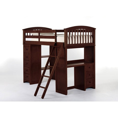 School House Student Loft Bed by NE Kids | 4080-Loft