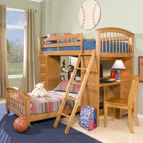 School House Twin Student Lower Bed by NE Kids | 6080-LWB-TW