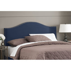 Nail Button Arc Headboard in Premier Lazuli by Skyline Furniture | 91XX (Premier Lazuli)