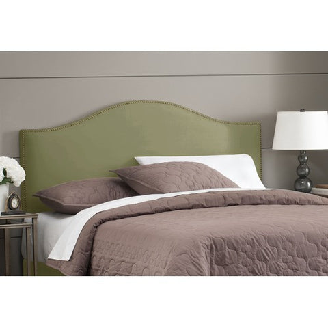 Nail Button Arc Headboard in Premier Sage by Skyline Furniture | 91XX (Premier Sage)