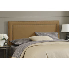 Nail Button Border Headboard in Premier Saddle Upholstery by Skyline Furniture | 29XX (Premier Saddle)