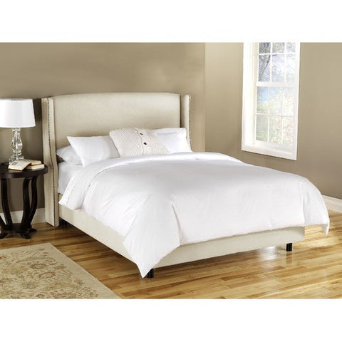 Nail Button Wingback Bed by Skyline Furniture | 93X