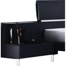 Glamour Night Stand - Bellini Modern Living - GLAMOUR-NIGHT-STAND-BLK