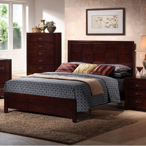 Otago Bed in Dark Oak by New Spec | 517004BF / 517004BQ