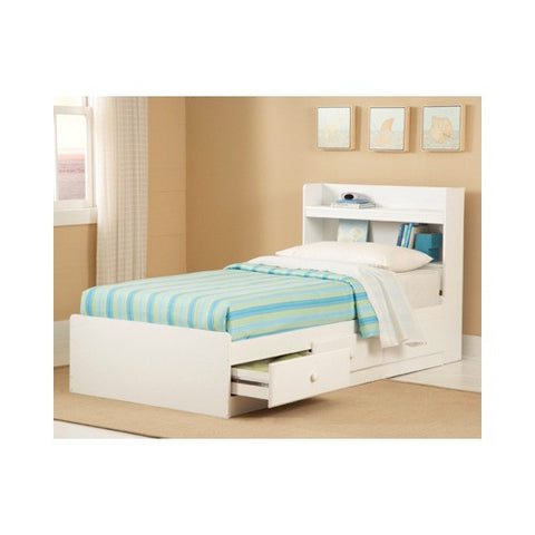 My Space, My Place Storage Bed in White by New Visions by Lane | 866-301