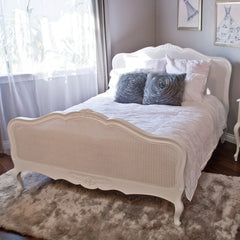 Provence Roselyn Bed with Caning by Newport Cottages | PRV-4200