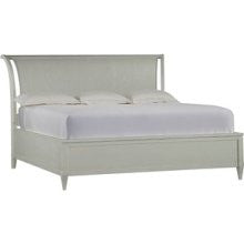 Coastal Living by Stanley Furniture Resort Sunrise Sanctuary Sleigh Bed in Distressed Morning Fog Size: Queen