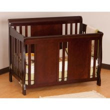 Verona Cherry 4-in-1 Fixed Side Convertible Crib