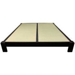 Tatami Platform Bed in Black by Oriental Furniture | TATAMI-BED-BLK