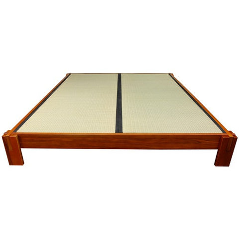Tatami Platform Bed in Honey by Oriental Furniture | TATAMI-BED-HON