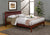 PORTOLA QUEEN PLATFORM BED LIGHT CHERRY by Alpine Furniture | PB-01 QLC