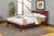 PORTOLA QUEEN PLATFORM BED LIGHT CHERRY by Alpine Furniture | PB-11 QLC