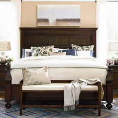 Down Home Aunt Peggy's Bed in Distressed Molasses Finish by Paula Deen Home | 19325F / 193250 / 19325R