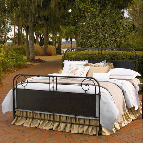 Down Home Garden Gate Bed in Distressed Oatmeal Finish by Paula Deen Home | 192300 / 192310 / 192320