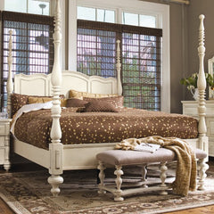 Savannah Four Poster Bed in Linen by Paula Deen Home | 99625 / 99626 / 99627