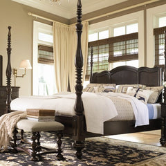 Savannah Four Poster Bed in Tobacco by Paula Deen Home | 93225 / 93226 / 93227