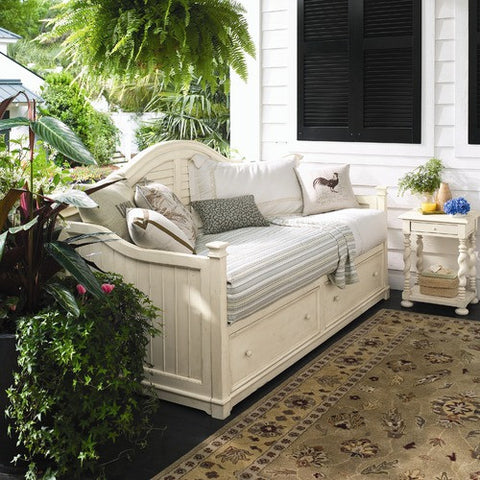 Steel Magnolia Day Bed with Storage in Linen by Paula Deen Home | 996355 / 996175 / 996040 / 99603M
