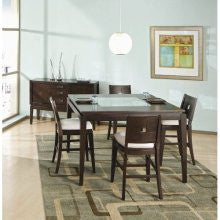 Najarian Furniture Spiga Counter Height Dining Table in Venge