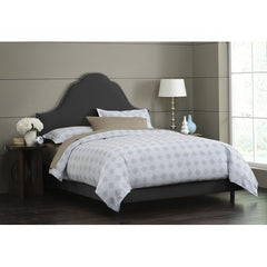 Plain High Arch Bed in Black by Skyline Furniture | 85XNBBED (Black)