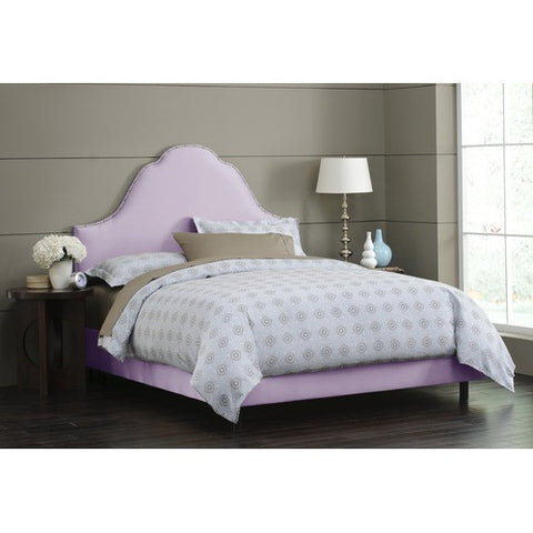 Plain High Arch Bed in Lilac by Skyline Furniture | 85XNBBED (Lilac)
