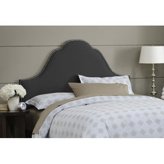Plain High Arch Headboard in Black by Skyline Furniture | 85XNB (Black)-PW