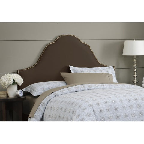 Plain High Arch Headboard in Chocolate by Skyline Furniture | 85Xnb (Chocolate)