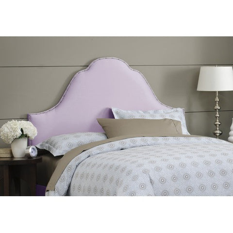 Plain High Arch Headboard in Lilac by Skyline Furniture | 85XNB (Lilac)
