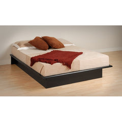 Platform Bed in Black by Prepac | BBD-5475 / BBQ-6080