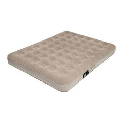 Queen Low Profile Suede Top Air Bed with Built in Pump by Pure Comfort | 6003QLB