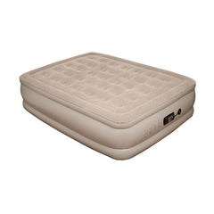 Queen Raised Suede Top Air Bed with Built in Pump by Pure Comfort | 6004QRB