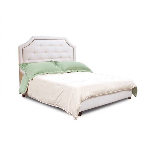 Savannah Bonded Leather Tufted Bed by Diamond Sofa | SAVANNAHBED