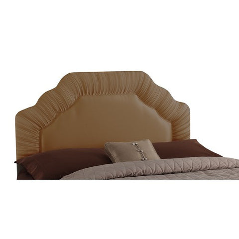 Shirred Headboard in Khaki by Skyline Furniture | 9900 (Khaki)
