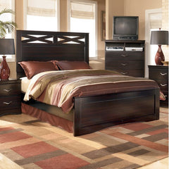 Byers Panel Bed in Merlot by Signature Design by Ashley | B117X