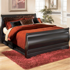 Westbrook Sleigh Bed in Black by Signature Design by Ashley | B128X