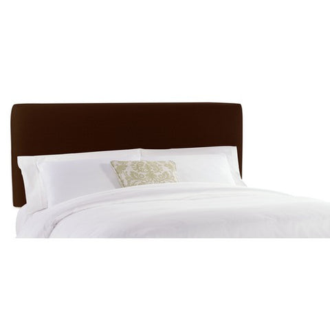 56" Slipcover Headboard in Chocolate Linen by Skyline Furniture | 731SLLNCHOC