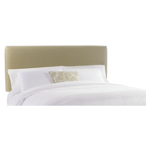 74" Slipcover Headboard in Sand Linen by Skyline Furniture | 734SLLNSAND
