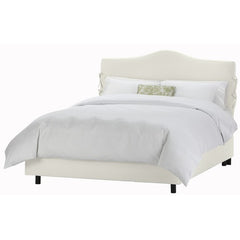Arc Slipcover Bed in Twill White by Skyline Furniture | 47XSLBED (Twill White)