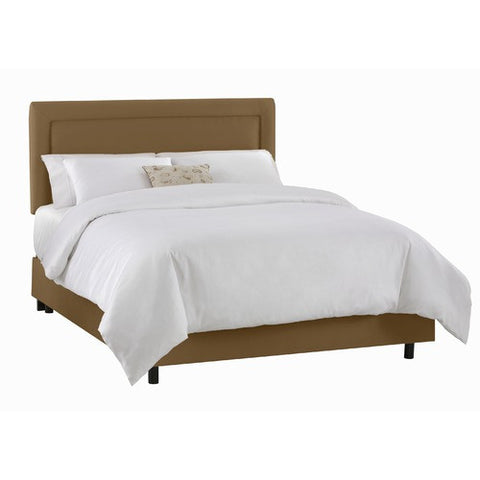 Border Bed in Khaki by Skyline Furniture | 65XBED (Khaki)