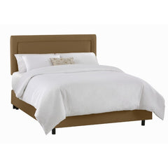 Border Bed in Khaki by Skyline Furniture | 65XBED (Khaki)