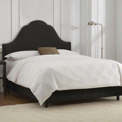 Linen Arch Nail Button Bed by Skyline Furniture | 85-bed