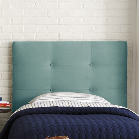 Micro-Suede Upholstered Headboard by Skyline Furniture | 790TPAZUR / 791FPAZUR